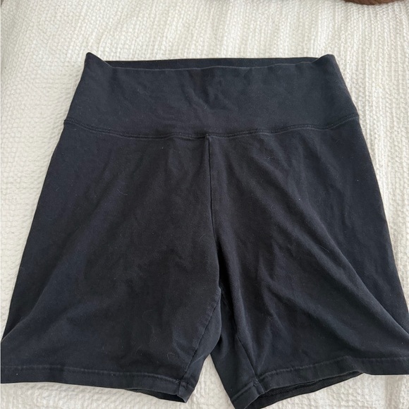 aerie Pants - Aerie Women's Black Bike Shorts